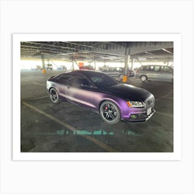 Purple Audi Rs5 3 Art Print