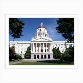 Capitol Majesty: Sacramento's Timeless Icon Art Print