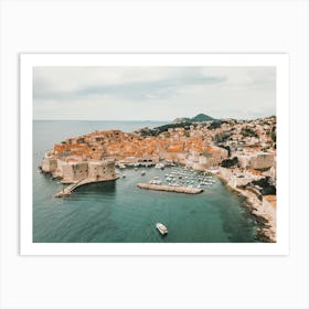 Croatia Port Art Print