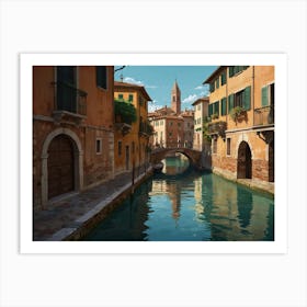 Canals Of Venice Art Print