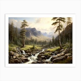 Mountain Stream Art Print