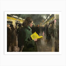 Woman Reading A Book 1 Art Print