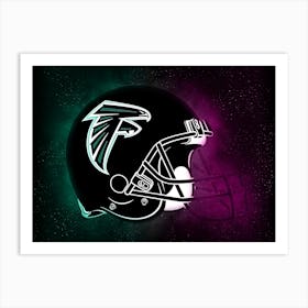 Atlanta Falcons Helmet Style Art Print