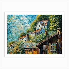 House On The Hill 4 Art Print