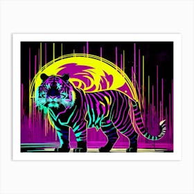 Neon Tiger Art Print