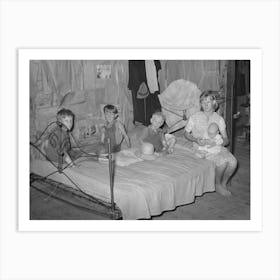 Untitled Photo, Possibly Related To Children Of Agricultural Day Laborer Living North Of Sallisaw, Oklahoma Art Print
