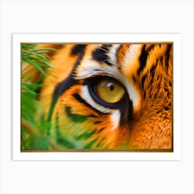 Ussuri Tiger Eye 1365x1024 4x3 Framed Art Print