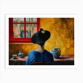 Contemporary Artwork Inspired By Johannes Vermeer 1 Art Print