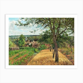 Orchards At Louveciennes (1872), Camille Pissarro Art Print