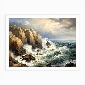 Stormy Sea Art Print