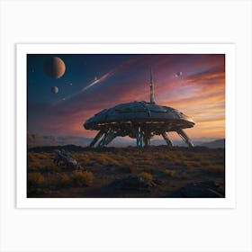 Space Station Art Print