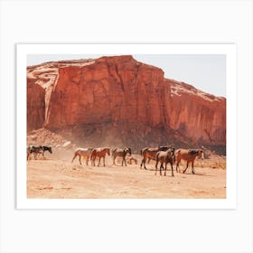 Wild Horse Herd Art Print