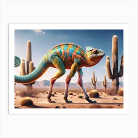 Chameleostritch Art Print