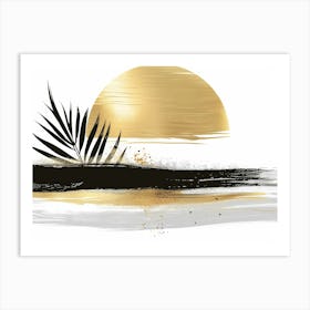 Golden Sunset 2 Art Print