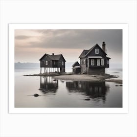 House On The Island Art Print