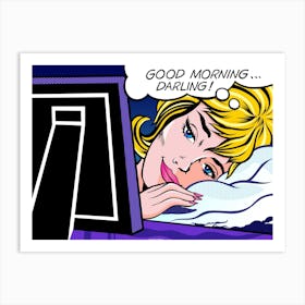 GOOD MORNING DARLING Art Print