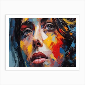 Woman'S Face 8 Art Print