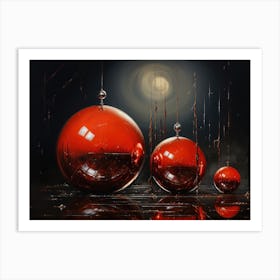 New Year Decoration 1 Art Print