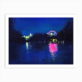 A Peaceful Night In St. James's Park Art Print