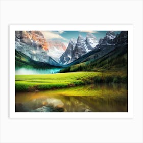 Mountain Landscape 4 Art Print