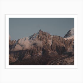 Muted Peaks Art Print