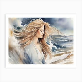 Rough Sea 5 Art Print