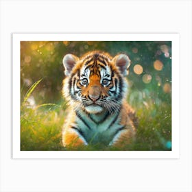 Tiger Cub 1 Art Print