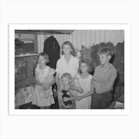 Family Living In Mays Avenue Camp, Oklahoma City, Oklahoma, Refer To General Caption No, 21 By Russell Lee Art Print