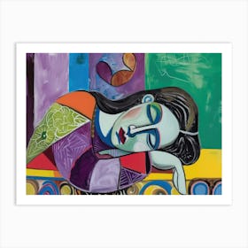 Contemporary Artwork Inspired By Pablo Picasso 4 Art Print