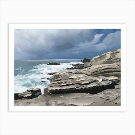 Rocky Shore Art Print