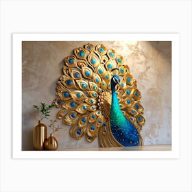 Peacock Wall Art 3 Art Print