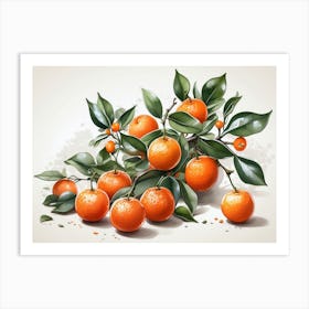 Orange Art Print