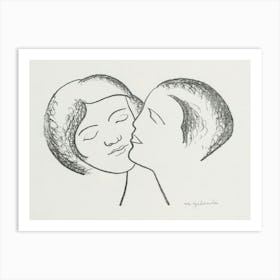 Lovers (1926), Mikuláš Galanda Art Print