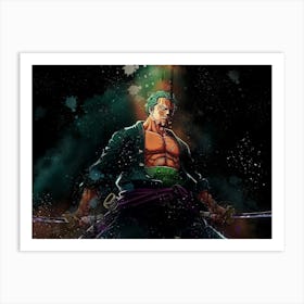 Swordsman Anime Art Print