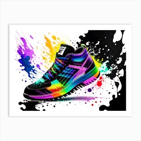 Rainbow Shoe 1 Art Print