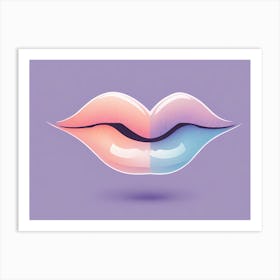 Lips VECTOR ART Art Print