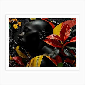 African People Fashion Art 14 Art Print