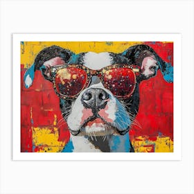 The Coolest Dog In Town 11 Art Print