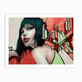 Graffiti Wall Art Art Print