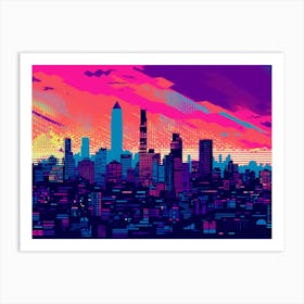 Buenos Aires Skyline Art Print