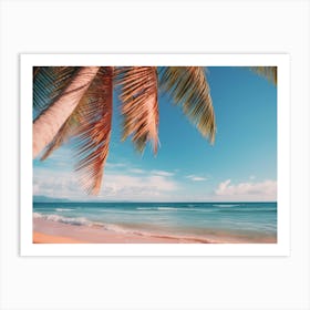 Tropical Beach Art Print