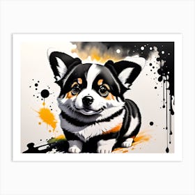 Corgi Painting 11 Art Print