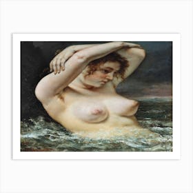 Mermaid In The Sea Art Print