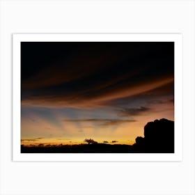 Sunset In Railay, Thailand Art Print