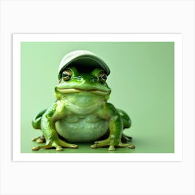 Frog With Hat 2 Art Print