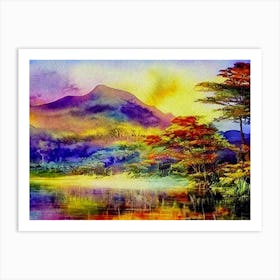 Chromatic Tranquility Art Print