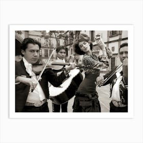 Natalia And The Mariachi 's  Fashion Art Print Art Print