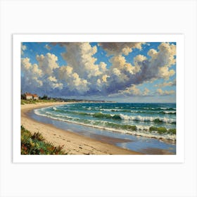 Seascape 8 40x30 In 12000x9000px 49 Art Print