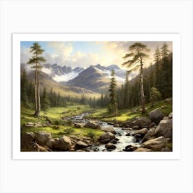 Mountain Stream 1 Art Print