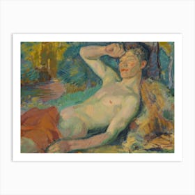 Awakening Faun, 1914, By Magnus Enckell Art Print